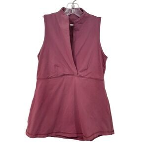 Lululemon‎ Whisper Wet Dry Yoga Tank Women's XS Mauve Sleeveless Stretch